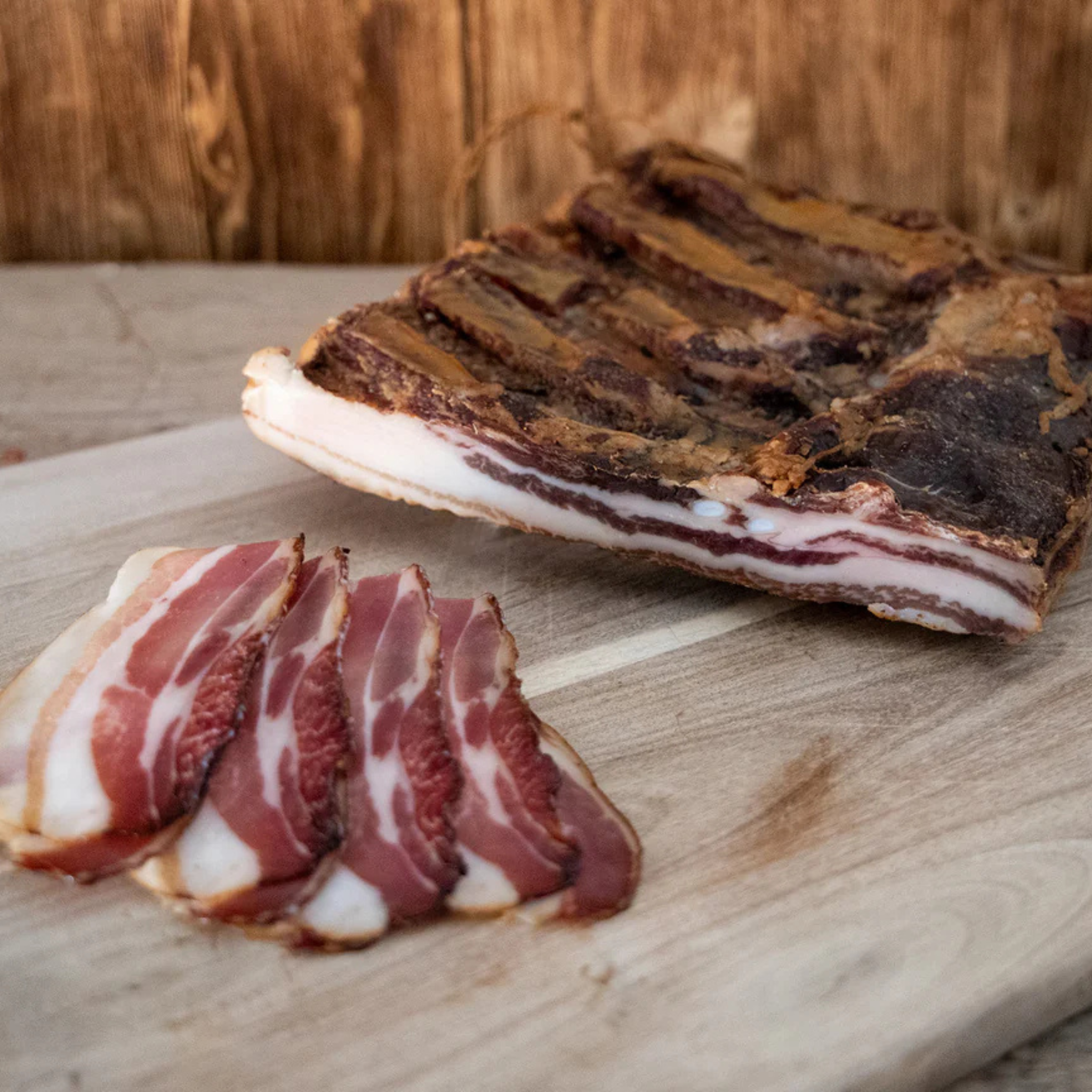 Bauerngeräucherter Bauch Bio