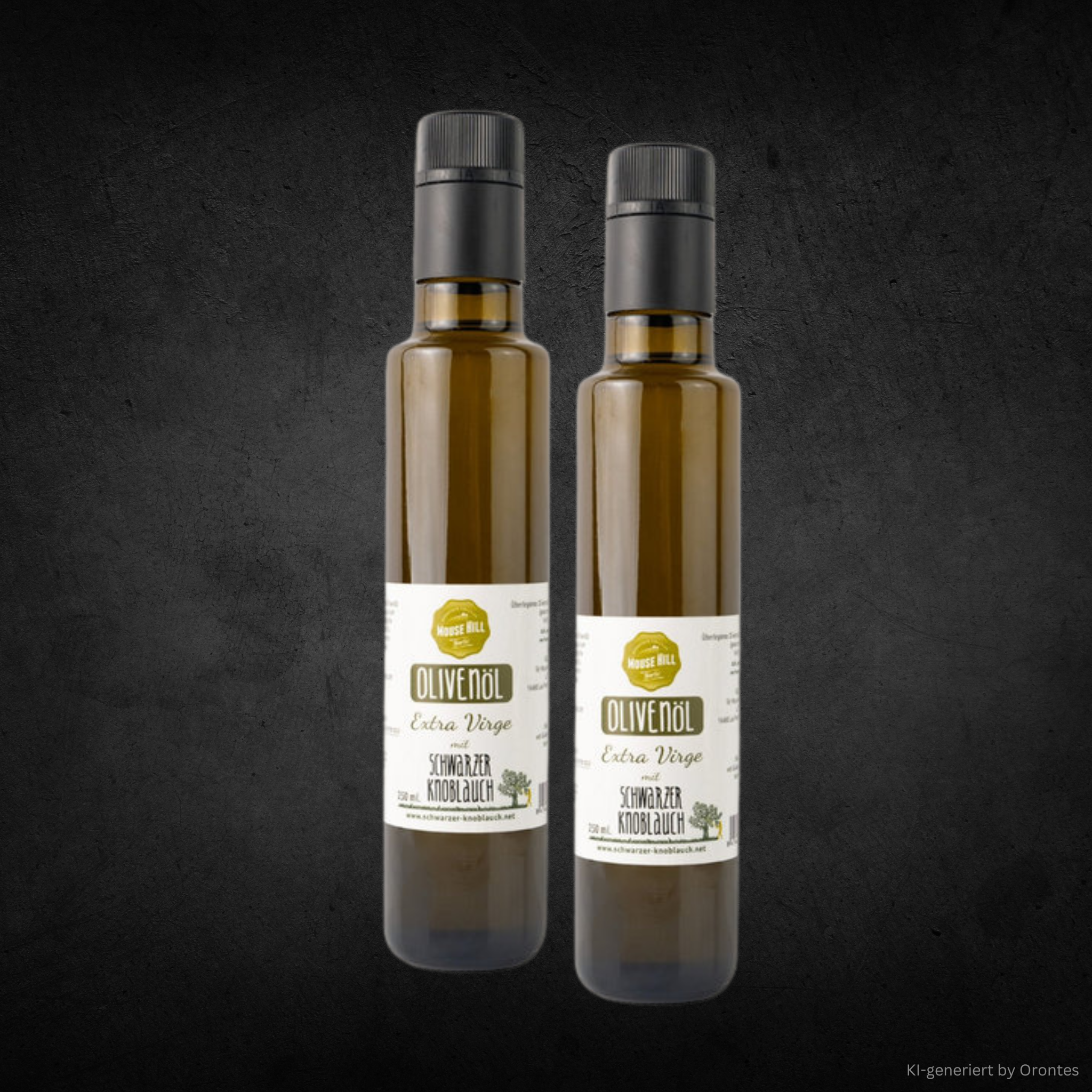 Olivenöl mit schwarzem Knoblauch - Extra Virgin