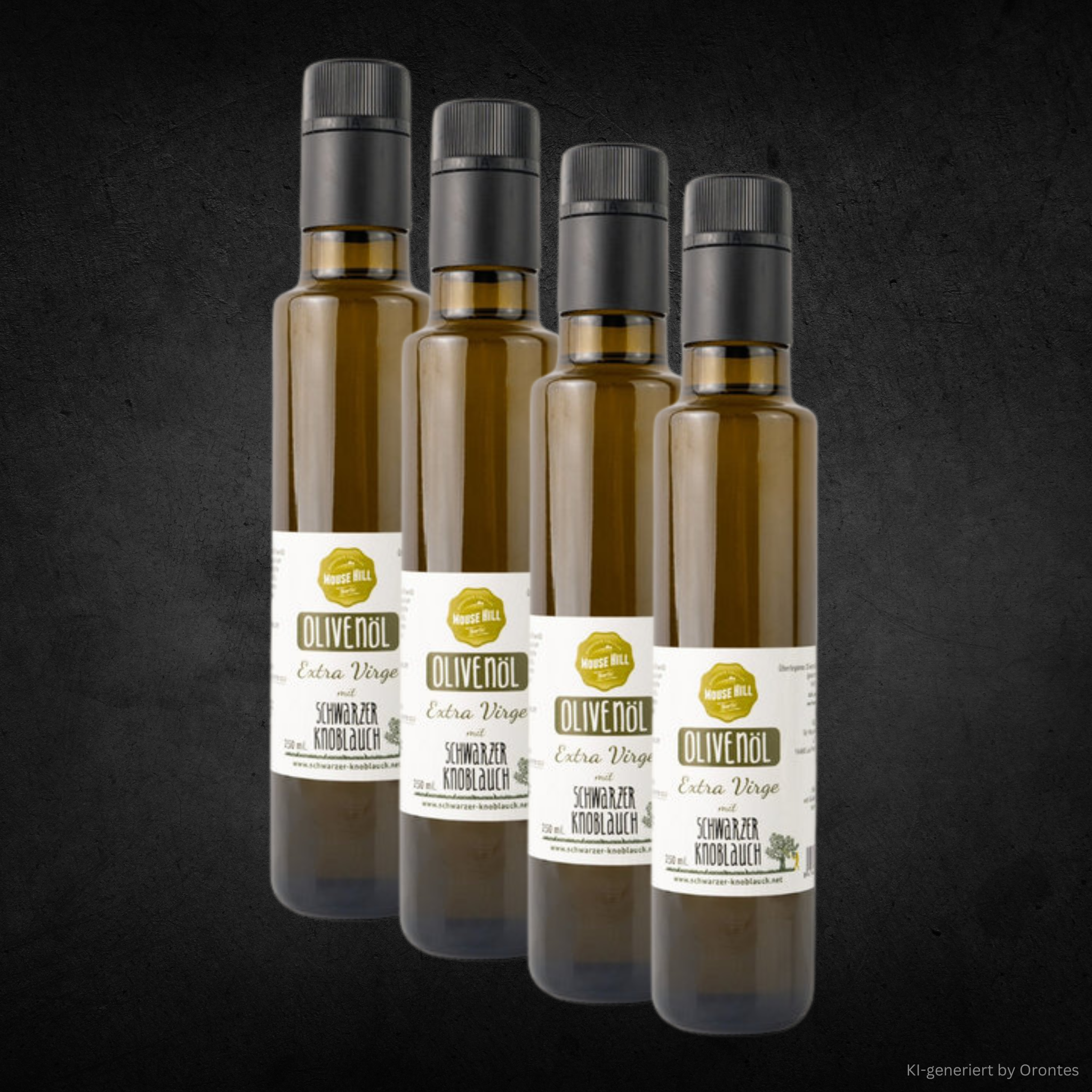 Olivenöl mit schwarzem Knoblauch - Extra Virgin