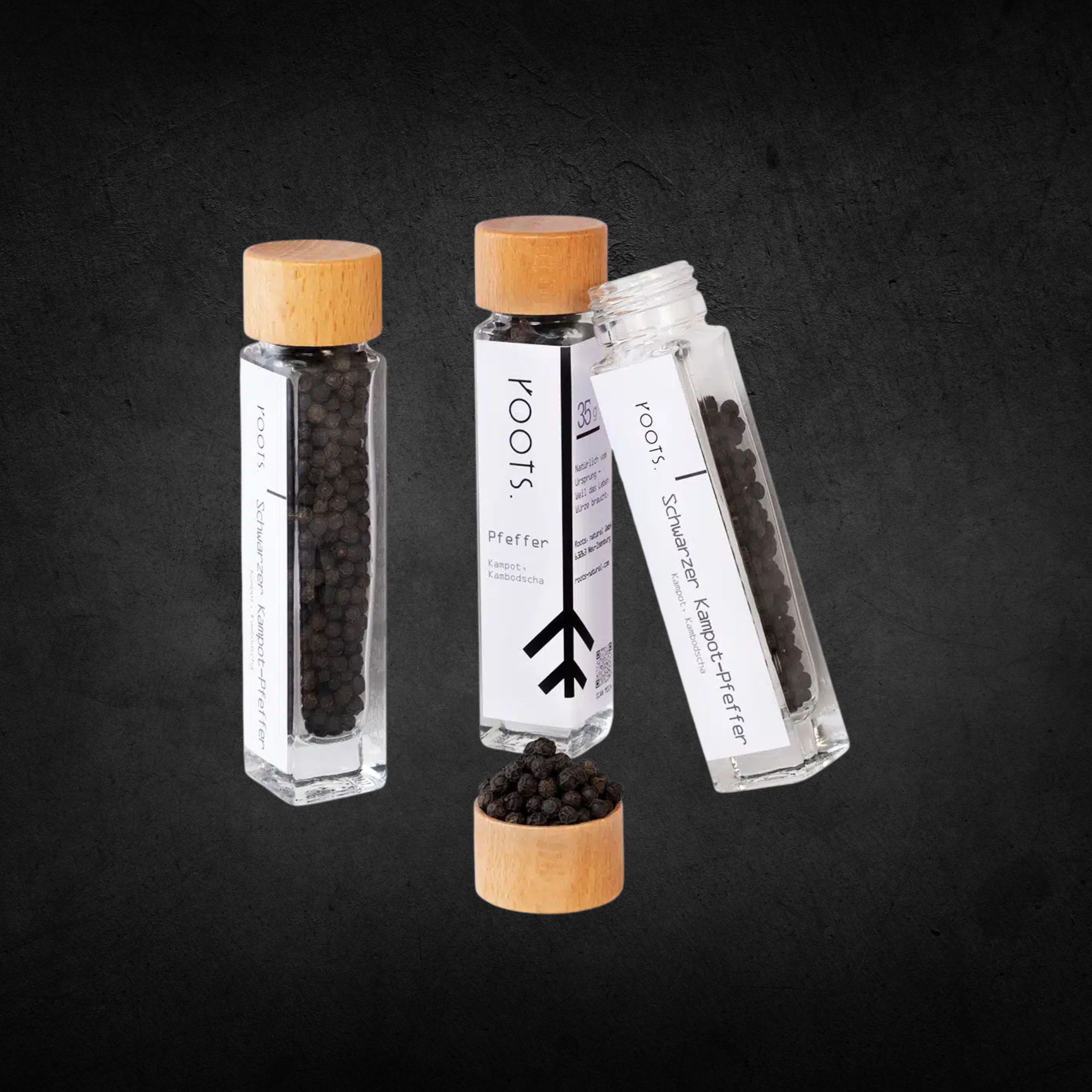 Pfeffer schwarz Kampot bio