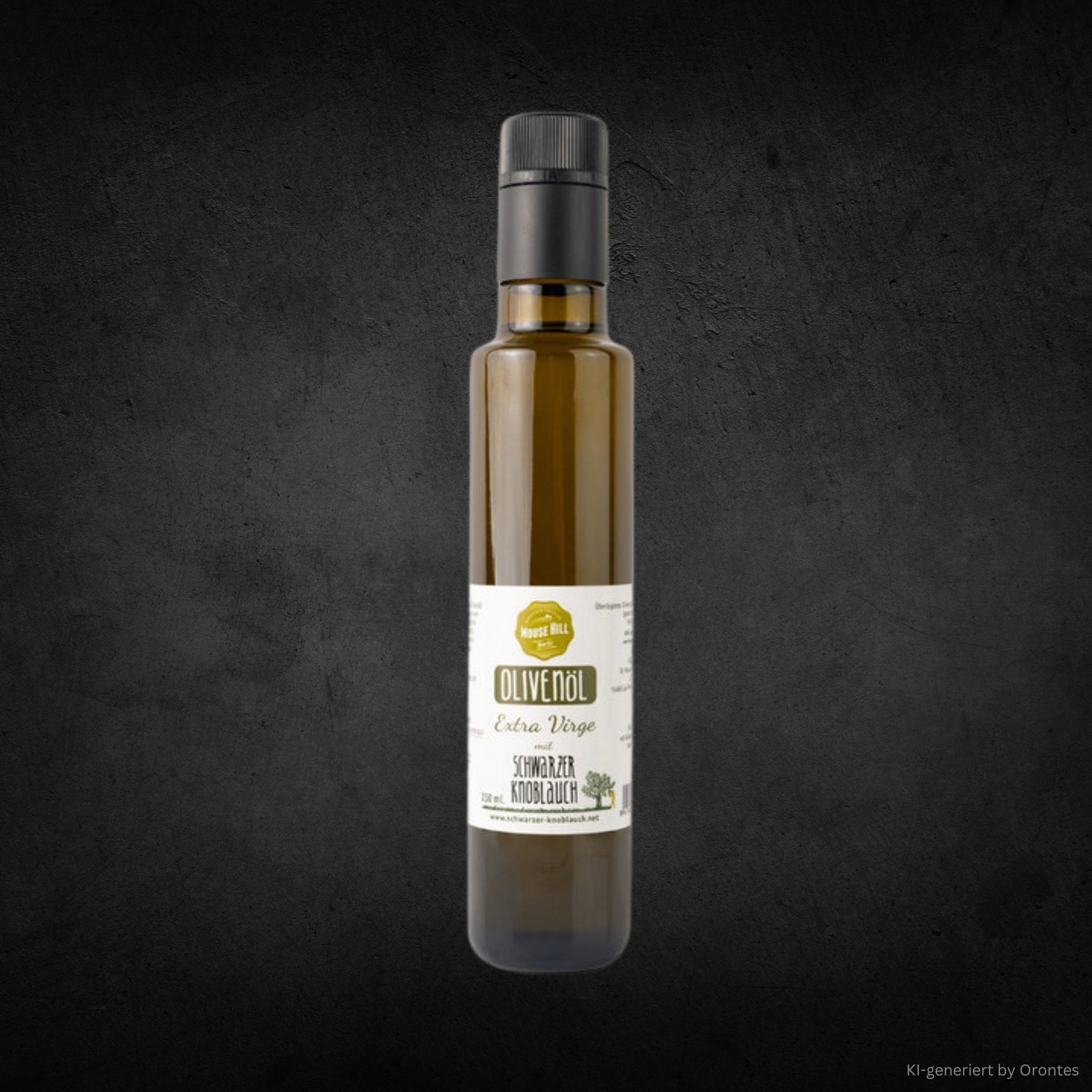 Olivenöl mit schwarzem Knoblauch - Extra Virgin