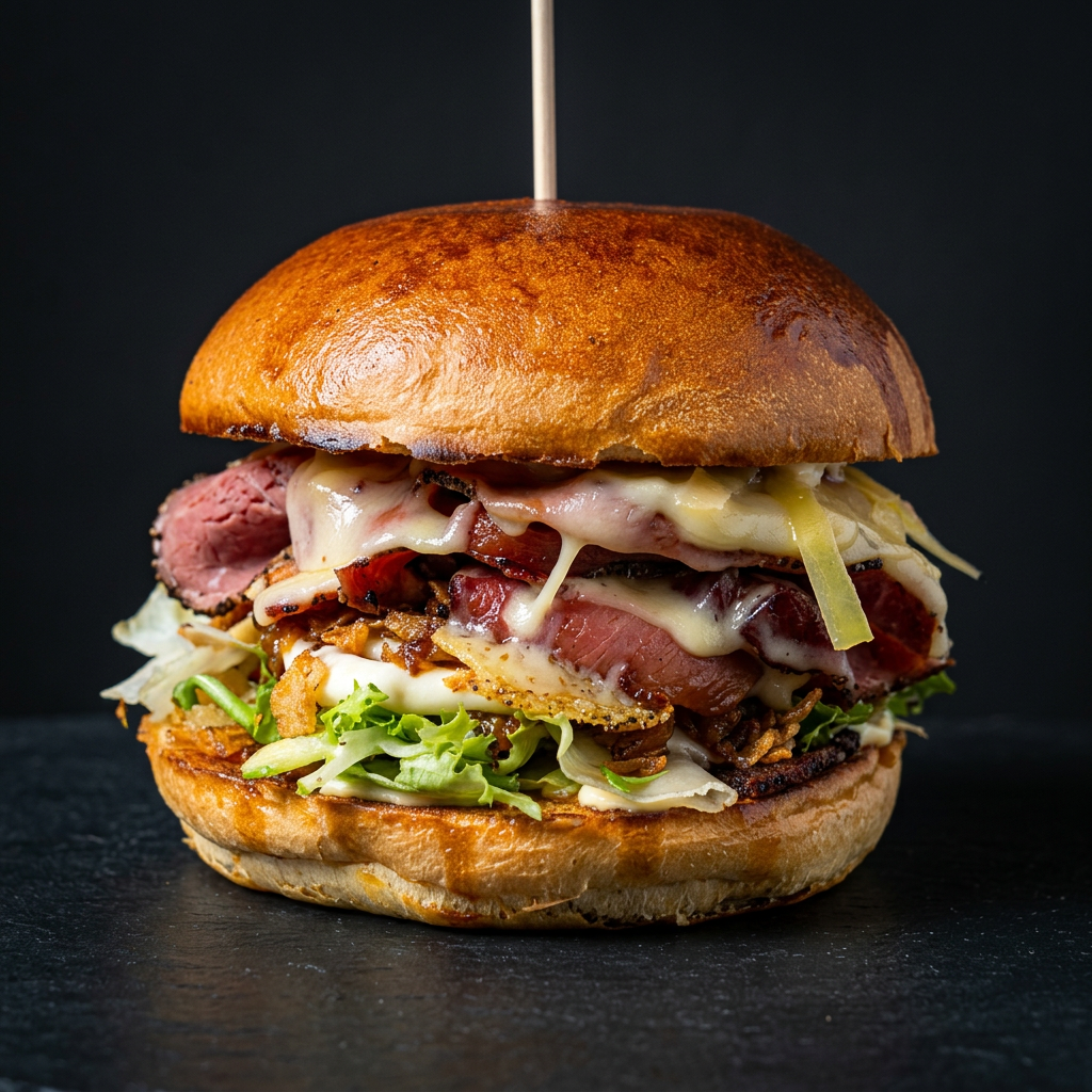 THE SIGNATURE – Pastrami Burger