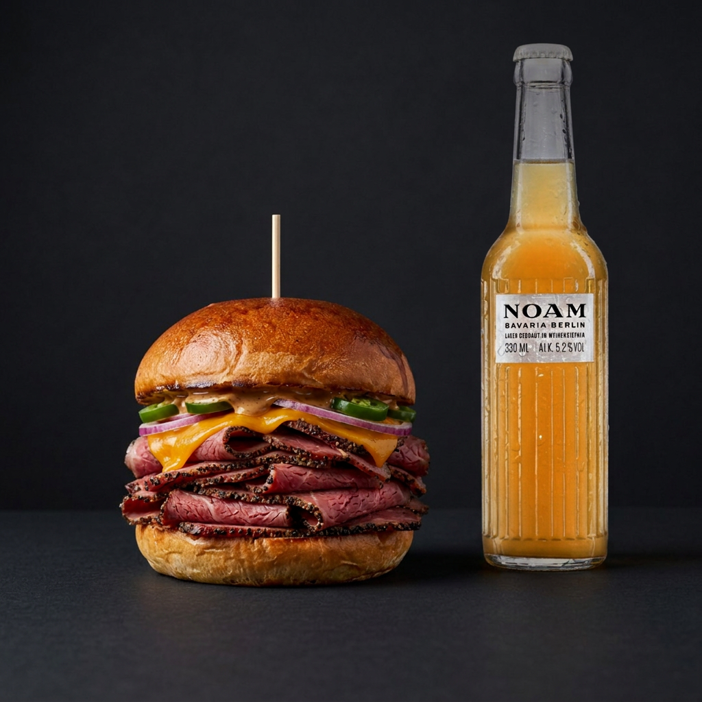 THE SMOKY HEAT– Pastrami + NOAM Menü