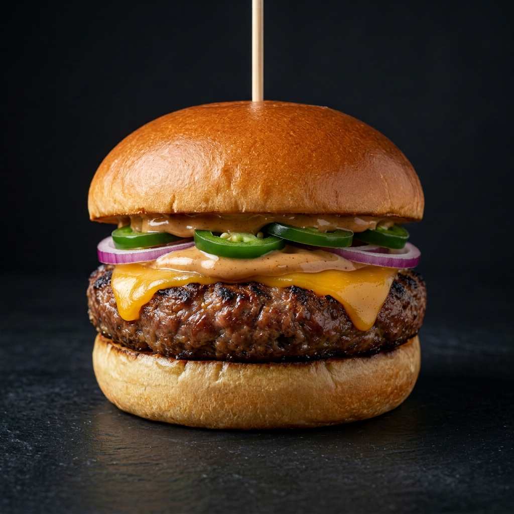 THE SMOKY HEAT – Pastrami Burger