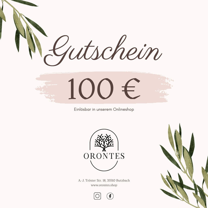 Orontes Geschenkgutschein